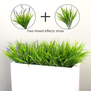 Foto 5 | Foto 5 | Hierba Artificial Para Monos Con Flores 12 Paquetes Resistente A Los Rayos Uv - Venta Internacional.