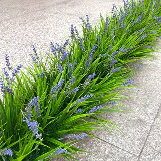 Foto 7 | Foto 7 | Hierba Artificial Para Monos Con Flores 12 Paquetes Resistente A Los Rayos Uv - Venta Internacional.