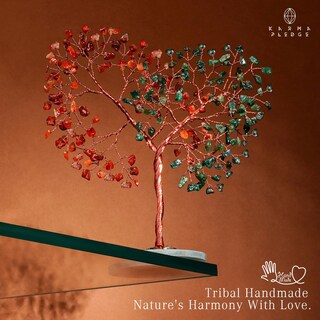 Foto 6 | Foto 6 | Árbol De Cristal Karmapledge Cornalina Y Aventurina Verde - Venta Internacional.