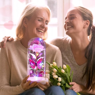 Foto 4 | Foto 4 | Eternal Crystal Galaxy Glass Rose In Dome Para Mujer - Venta Internacional.