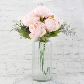 Foto 5 | Foto 5 | Flor De Flores De Seda Artificial Con Forma De Ramo De Peonías  Decoración Vintage Para El Hogar - Venta Internacional.
