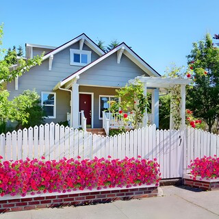 Foto 4 | Foto 4 | Hrobek Con Flores Artificiales Para Decoración De Exteriores  Color Rosa Morado - Venta Internacional.