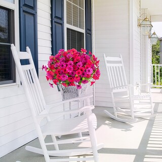 Foto 7 | Foto 7 | Hrobek Con Flores Artificiales Para Decoración De Exteriores  Color Rosa Morado - Venta Internacional.