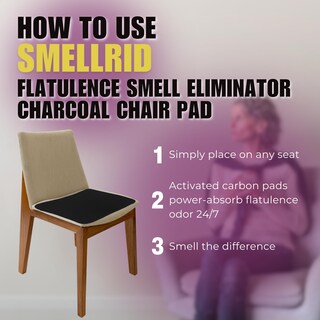 Foto 6 | Foto 6 | Almohadillas Para Sillas Smellrid Carbón Activado Control De Olores Y Flatulencias - Venta Internacional.