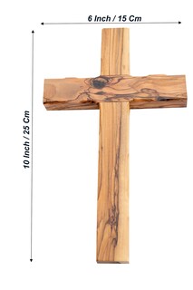 Foto 3 | Foto 3 | Cruz De Madera De Olivo Para Colgar En La Pared  25 Cm - Venta Internacional.