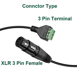 Foto 2 | Foto 2 | Conector Xlr Macho Y Hembra A Cable De Terminal De Tornillo De 3 Pines - Venta Internacional.