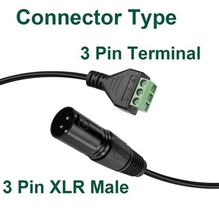 Foto 3 | Foto 3 | Conector Xlr Macho Y Hembra A Cable De Terminal De Tornillo De 3 Pines - Venta Internacional.