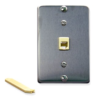 Foto 1 | Foto 1 | Placa De Pared Idc 6p6c Acero Inoxidable - Venta Internacional.