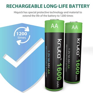 Foto 5 | Foto 5 | Batería Solar Aa Recargable 1600mah 1.2v Ni-mh Para Exteriores - Venta Internacional.