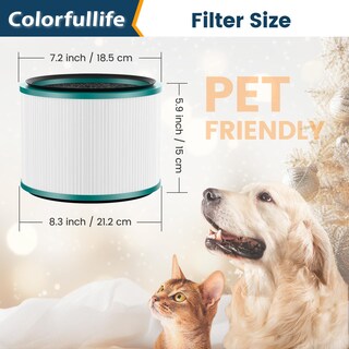 Foto 6 | Foto 6 | Paquete De 2 Filtros De Repuesto Colorfullife Para Purificadores De Aire Dyson - Venta Internacional.