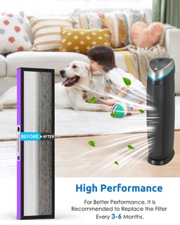 Foto 6 | Foto 6 | Paquete Combinado De Filtros Purificadores De Aire 3 Hepa Y 6 Prefiltros Hfunmo - Venta Internacional.