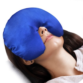 Foto 1 | Foto 1 | Mascarilla Para Ojos Sinus Mask Atsuwell Warm Cold Compress Azul - Venta Internacional.