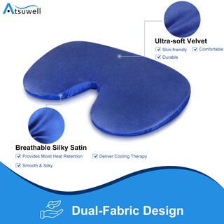 Foto 2 | Foto 2 | Mascarilla Para Ojos Sinus Mask Atsuwell Warm Cold Compress Azul - Venta Internacional.