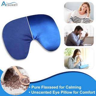 Foto 3 | Foto 3 | Mascarilla Para Ojos Sinus Mask Atsuwell Warm Cold Compress Azul - Venta Internacional.