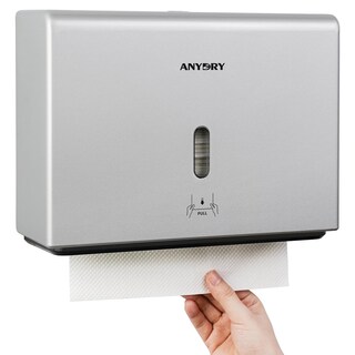 Foto 1 | Foto 1 | Dispensador De Toallas De Papel De Pared Anydry Silver 200 Hojas - Venta Internacional.
