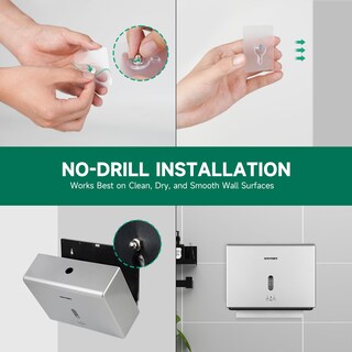 Foto 5 | Foto 5 | Dispensador De Toallas De Papel De Pared Anydry Silver 200 Hojas - Venta Internacional.