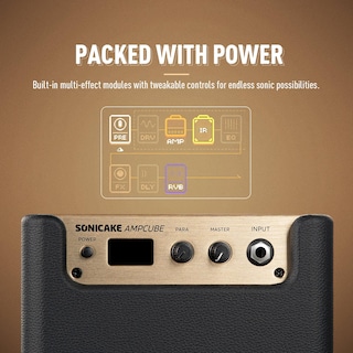 Foto 3 | Foto 3 | Amplificador De Guitarra Sonicake Otg Ampcube Qam-20 10w Bt 80 Effects - Venta Internacional.