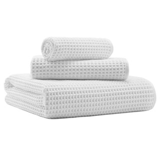 Foto 1 | Foto 1 | Toallas Microfi De Microfibra Para Baño Con Gofres 3 Piezas De Gran Tamaño - Venta Internacional.