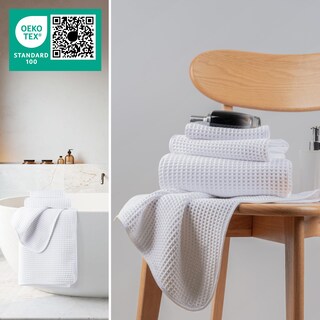 Foto 4 | Foto 4 | Toallas Microfi De Microfibra Para Baño Con Gofres 3 Piezas De Gran Tamaño - Venta Internacional.