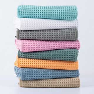 Foto 6 | Foto 6 | Toallas Microfi De Microfibra Para Baño Con Gofres 3 Piezas De Gran Tamaño - Venta Internacional.