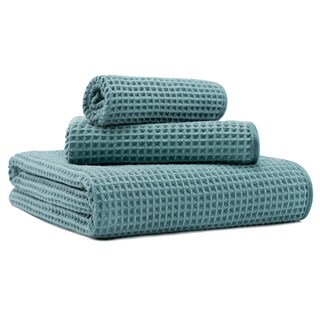 Foto 1 | Foto 1 | Toallas Microfi De Microfibra Para Baño Con Gofres 3 Piezas De Gran Tamaño - Venta Internacional.