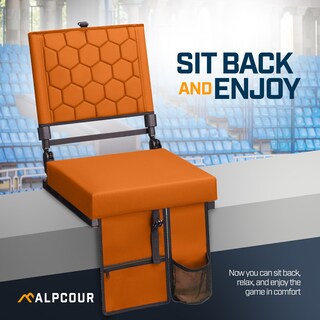 Foto 2 | Foto 2 | Asiento De Estadio Plegable Y Reclinable Alpcour Con Respaldo - Venta Internacional.