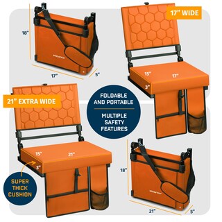 Foto 5 | Foto 5 | Asiento De Estadio Plegable Y Reclinable Alpcour Con Respaldo - Venta Internacional.