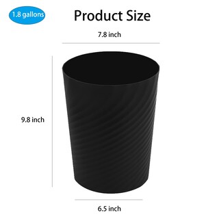 Foto 4 | Foto 4 | Bote De Basura Uujoly De Plástico De 1.8 L/1.8 Galones Para Baño Cocina - Venta Internacional.