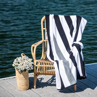 Foto 4 | Foto 4 | Toalla De Playa Laguna Beach Textile Co. Cabaña A Rayas De Gran Tamaño - Venta Internacional.