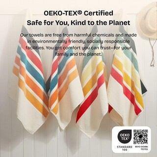 Foto 5 | Foto 5 | Toalla De Playa Loon & Lake Luxury Retro Stripes  100% Algodón - Venta Internacional.