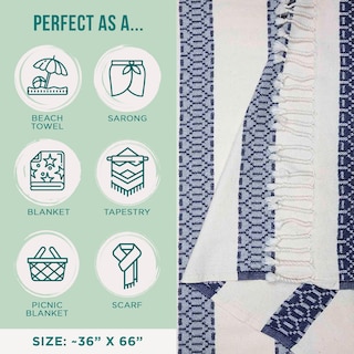 Foto 3 | Foto 3 | Toalla De Playa Sand Cloud Patriot Stripe 100% Algodón Orgánico - Venta Internacional.