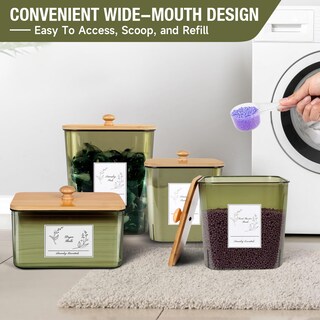 Foto 5 | Foto 5 | Recipiente Y Soporte Para Sábanas Para Secar Ropa Para Ropa Zingbee Paquete De 4 - Venta Internacional.