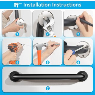 Foto 5 | Foto 5 | Barras De Apoyo Para Ducha Jiuyuds De 40 Cm Resistentes Antideslizantes Paquete De 2 - Venta Internacional.
