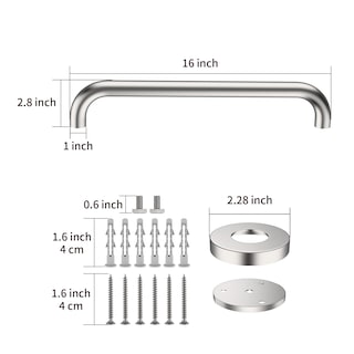 Foto 2 | Foto 2 | Barra De Apoyo Para Ducha Zuext Níquel Satinado Satinado 40 Cm Acero Inoxidable - Venta Internacional.
