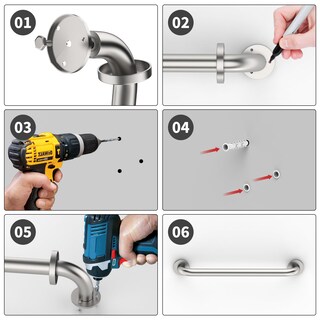 Foto 5 | Foto 5 | Barra De Apoyo Para Ducha Zuext Níquel Satinado Satinado 40 Cm Acero Inoxidable - Venta Internacional.