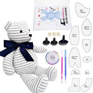 Foto 1 | Foto 1 | Patrones De Costura Memory Bear Tamaño Grande 17 Pulgadas Con Kit - Venta Internacional.