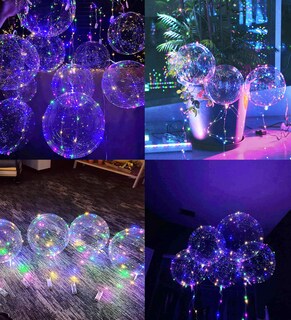 Foto 2 | Foto 2 | Globos Led Aredpoook De 20 Cm Paquete De 10 Con Guirnalda De Luces - Venta Internacional.