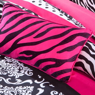 Foto 5 | Foto 5 | Juego De Edredón Mi Zone Fun Bedroom Decor Twin O Twin Xl Zebra Pink - Venta Internacional.
