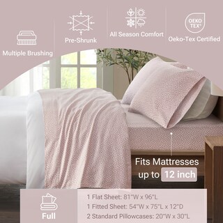 Foto 4 | Foto 4 | Juego De Sábanas Sleep Philosophy True North Cozy Franela Y Algodón - Venta Internacional.