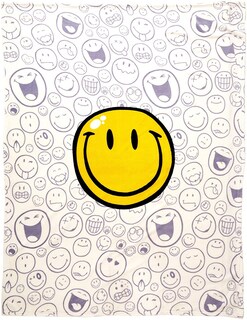 Foto 3 | Foto 3 | Manta De Felpa Commonwealth Smiley World De 50 X 60 Cm - Venta Internacional.