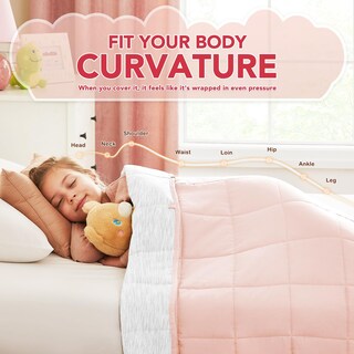 Foto 3 | Foto 3 | Manta Pesada Cuteking Ultracooling Gris+rosa De 3 2 Kg - Venta Internacional.