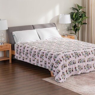 Foto 6 | Foto 6 | Manta De Felpa Berkshire Blanket Peanuts Velvetloft Snoopy Lilac - Venta Internacional.