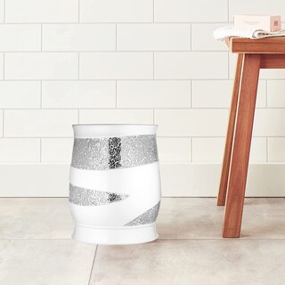 Foto 3 | Foto 3 | Papelera Zahari Home Sinatra Decorativa De Resina Blanca - Venta Internacional.