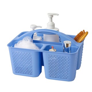 Foto 1 | Foto 1 | Cesta De Ducha Portátil Uujoly Con Asa Color Azul Oscuro - Venta Internacional.