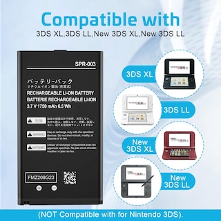 Foto 2 | Foto 2 | Batería De Repuesto Dgbosen 3ds Xl 1750 Mah Para Nintendo - Venta Internacional.