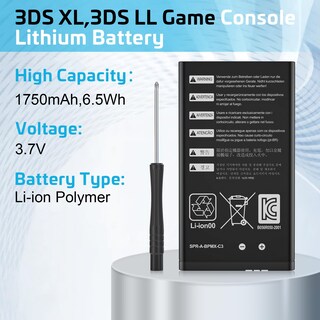 Foto 3 | Foto 3 | Batería De Repuesto Dgbosen 3ds Xl 1750 Mah Para Nintendo - Venta Internacional.