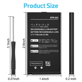 Foto 4 | Foto 4 | Batería De Repuesto Dgbosen 3ds Xl 1750 Mah Para Nintendo - Venta Internacional.