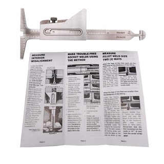 Foto 3 | Foto 3 | El Juego De Medidores De Soldadura Necygoo Hi-lo Taper Reduce La Convexidad Y La Concavidad - Venta Internacional.