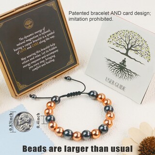 Foto 4 | Foto 4 | Pulsera De Cobre Pealicious 99.99% De Cobre Puro 3500 Gauss - Venta Internacional.
