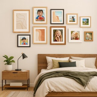 Foto 7 | Foto 7 | Marco De Fotos Puthiac De Madera De Roble 5 X 7 Pulgadas Para Arte Fotográfico De Pared Color Beige - Venta Internacional.